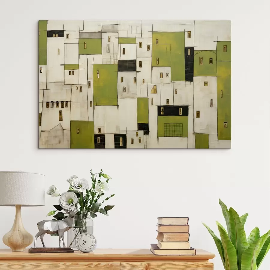 murales Casas abstractas s44582