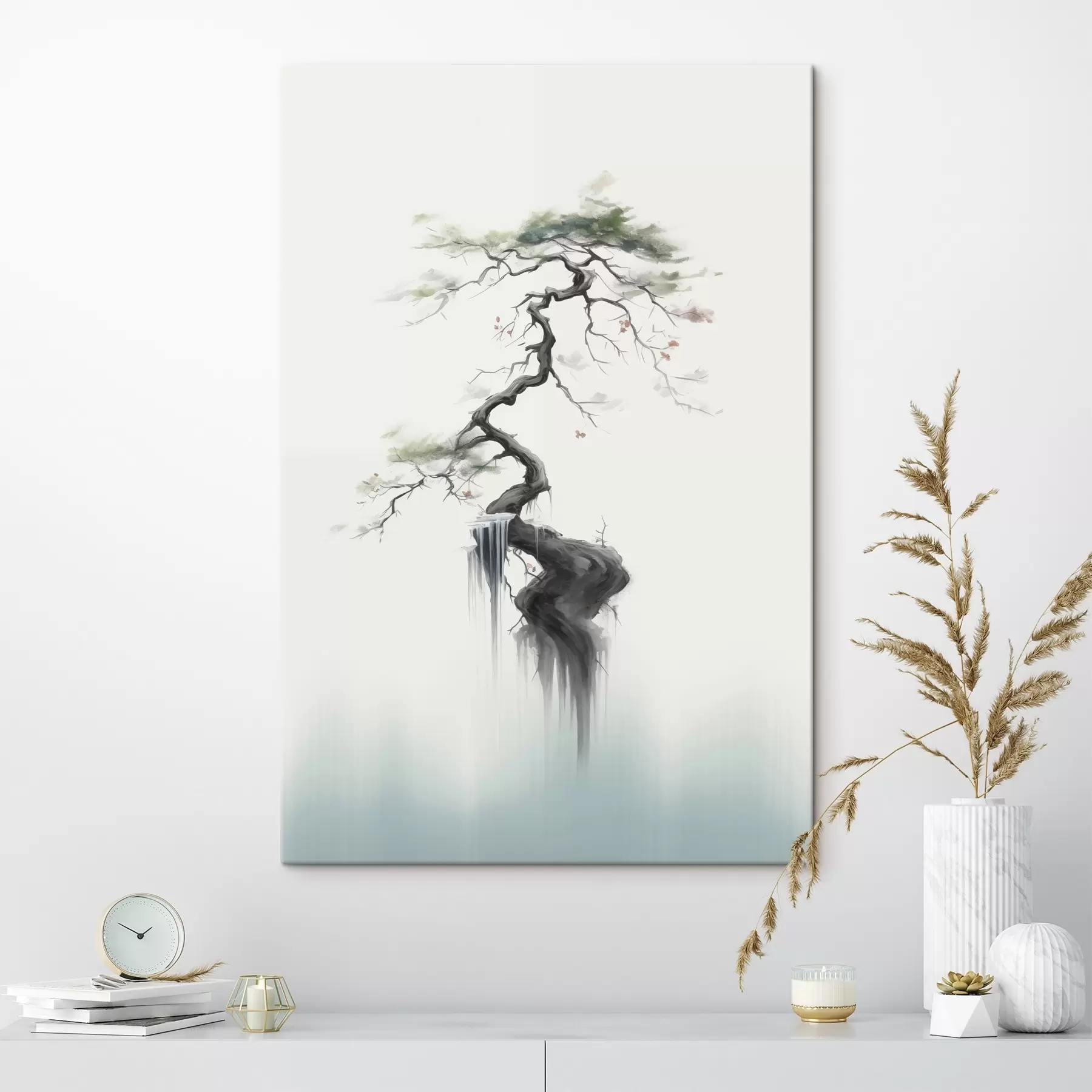 wall murals Tree minimalism s44592