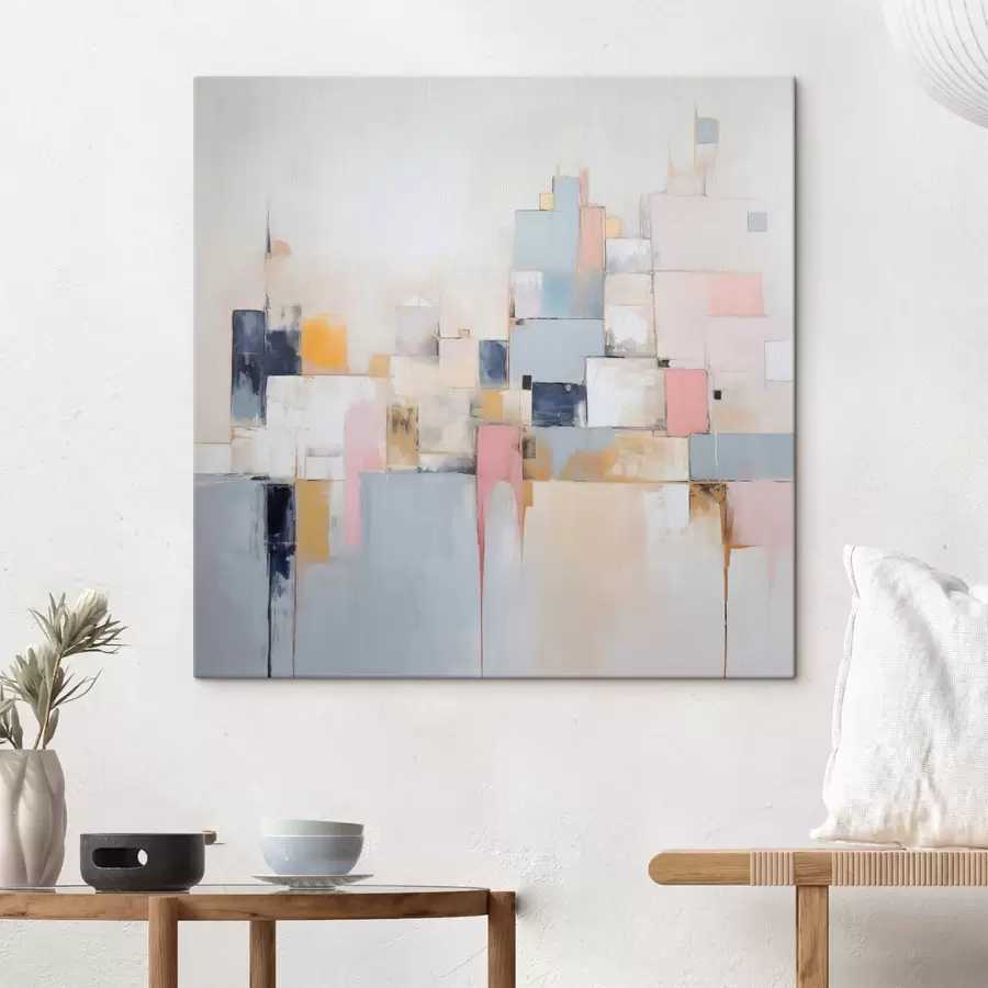 murales Pintura abstracta imitación ciudad s44638
