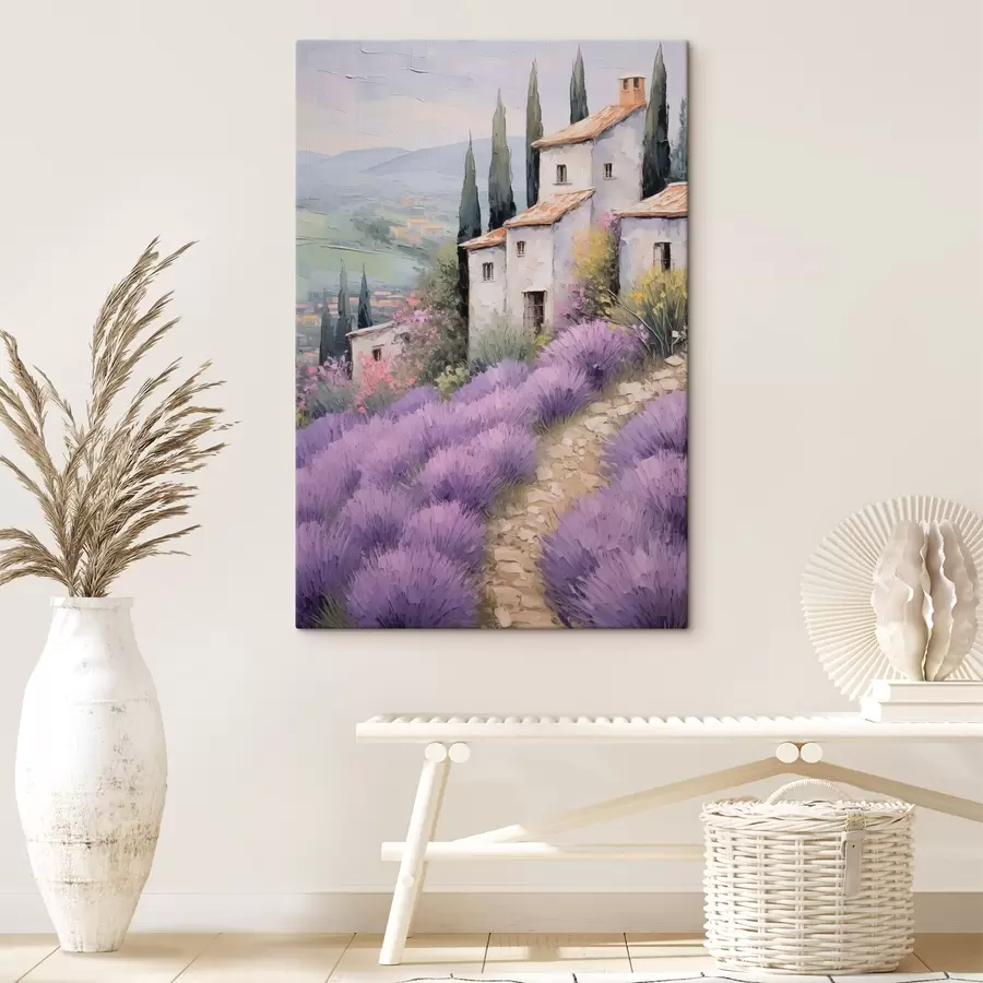 murales Casa junto al campo de lavanda s44641
