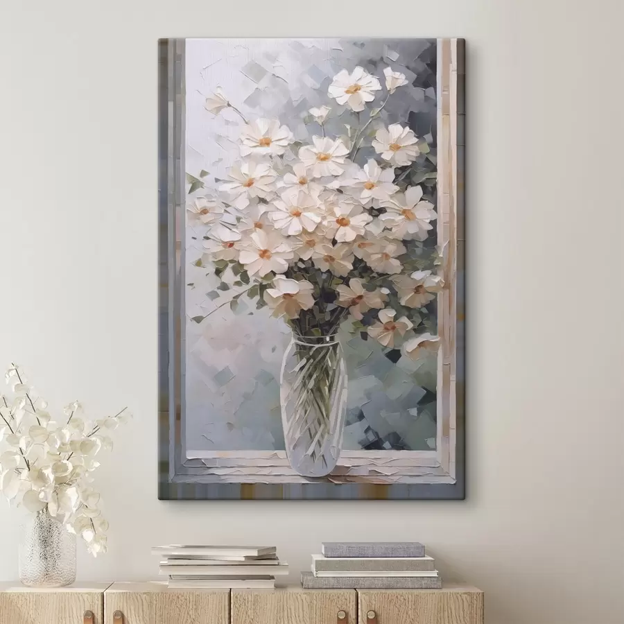 wall murals Delicate flowers in a vase s44651