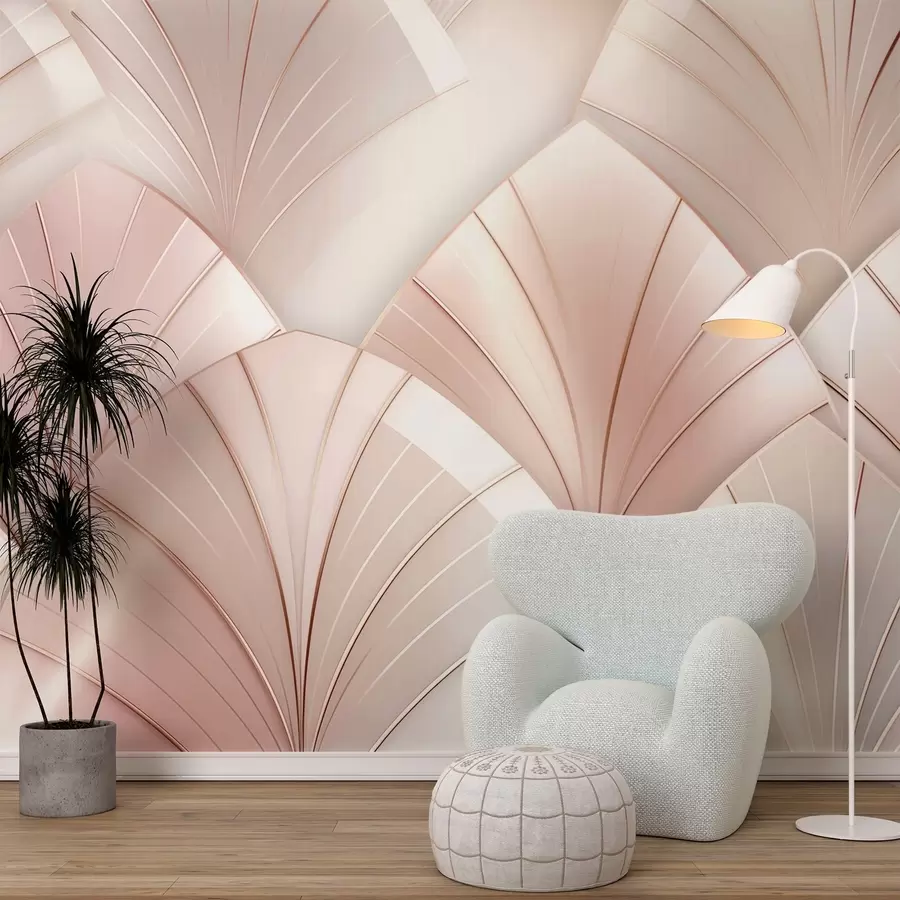 Wall Mural Photo Wallpaper Pearlescent fans w09171