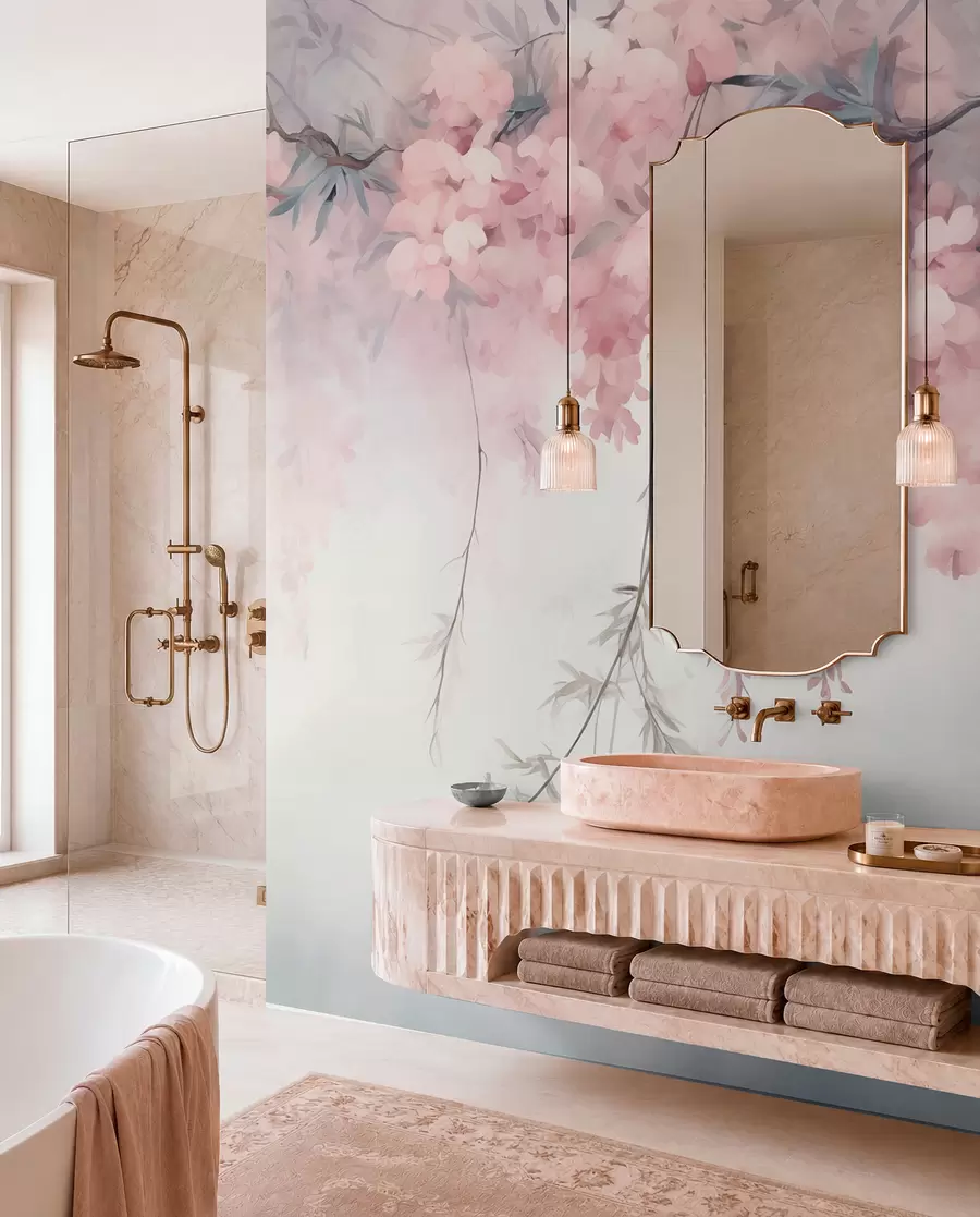 wall murals Spring branch w09172v2