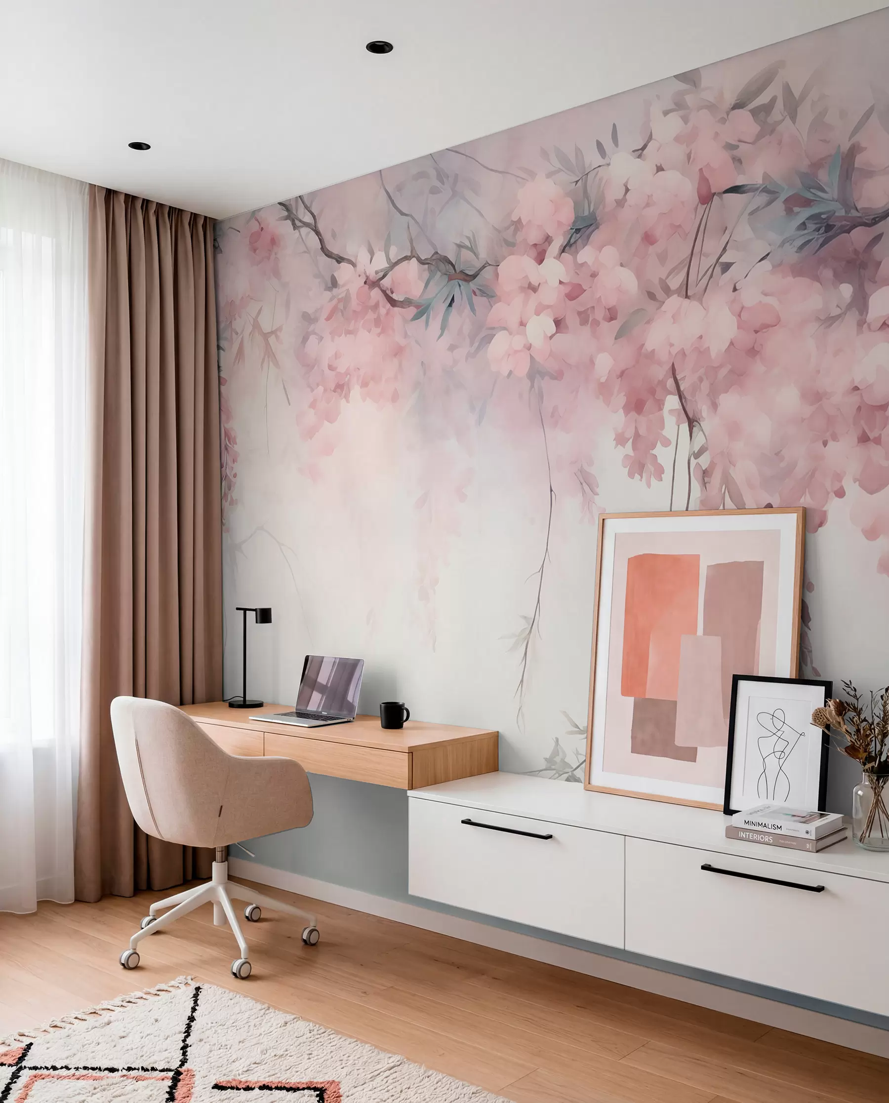 wall murals Spring branch w09172v2
