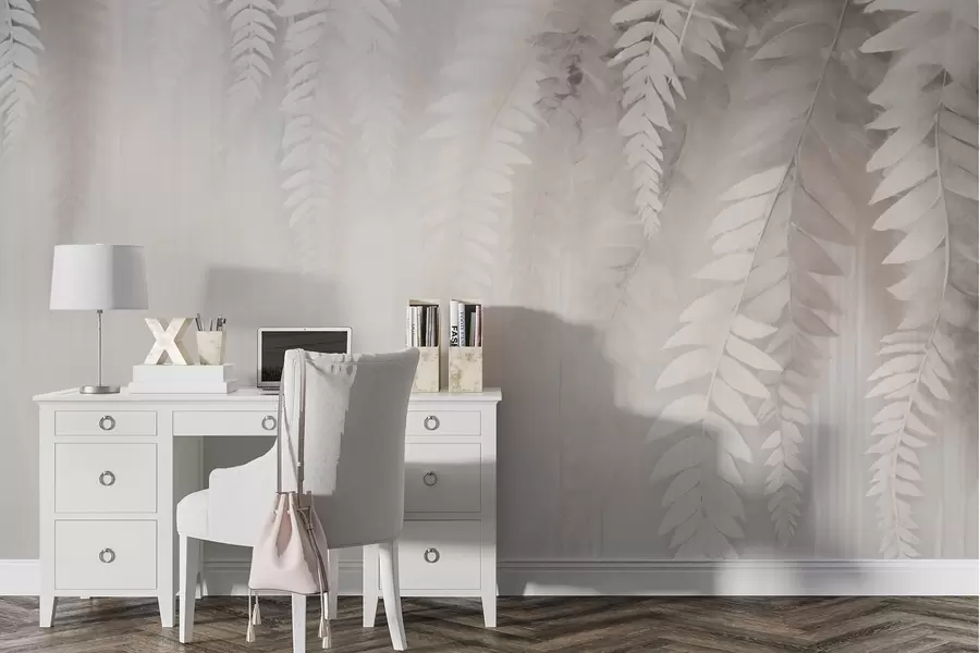 peintures murales Feuilles tombantes w09176v2