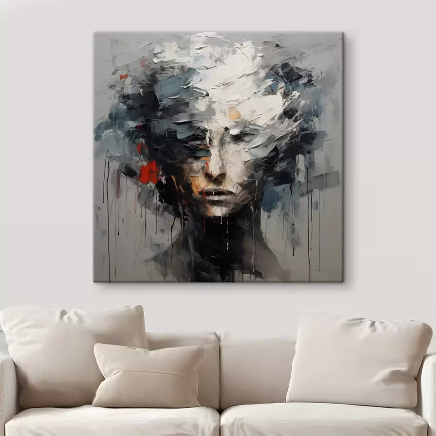 murales Rostro en ruinas s44655