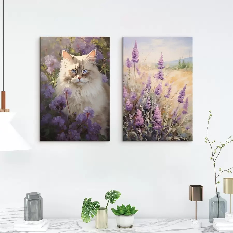 murales Silencio floral m00459