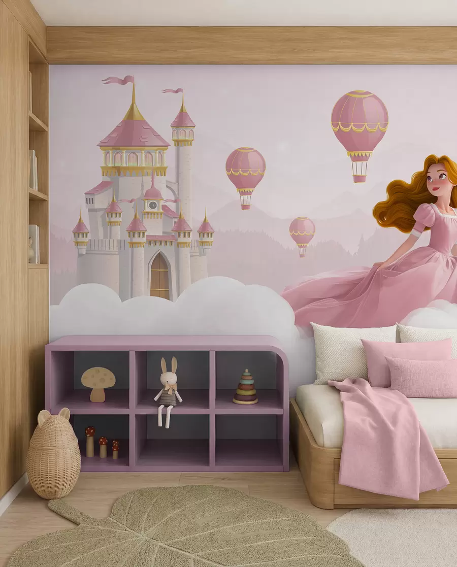murales Globos sobre el castillo w04015v1