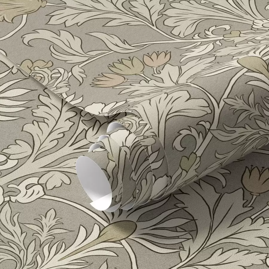 wall murals Classic floral ornament in the style of William Morris a00171