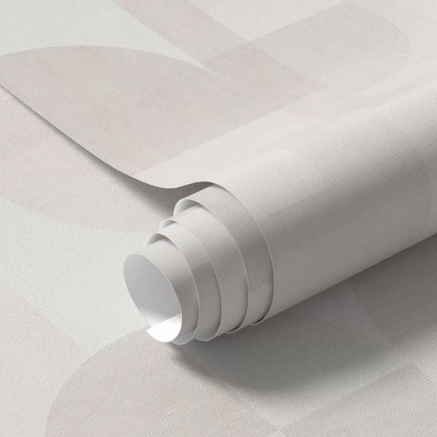 peintures murales Géométrie minimaliste dans une palette crème claire a00189