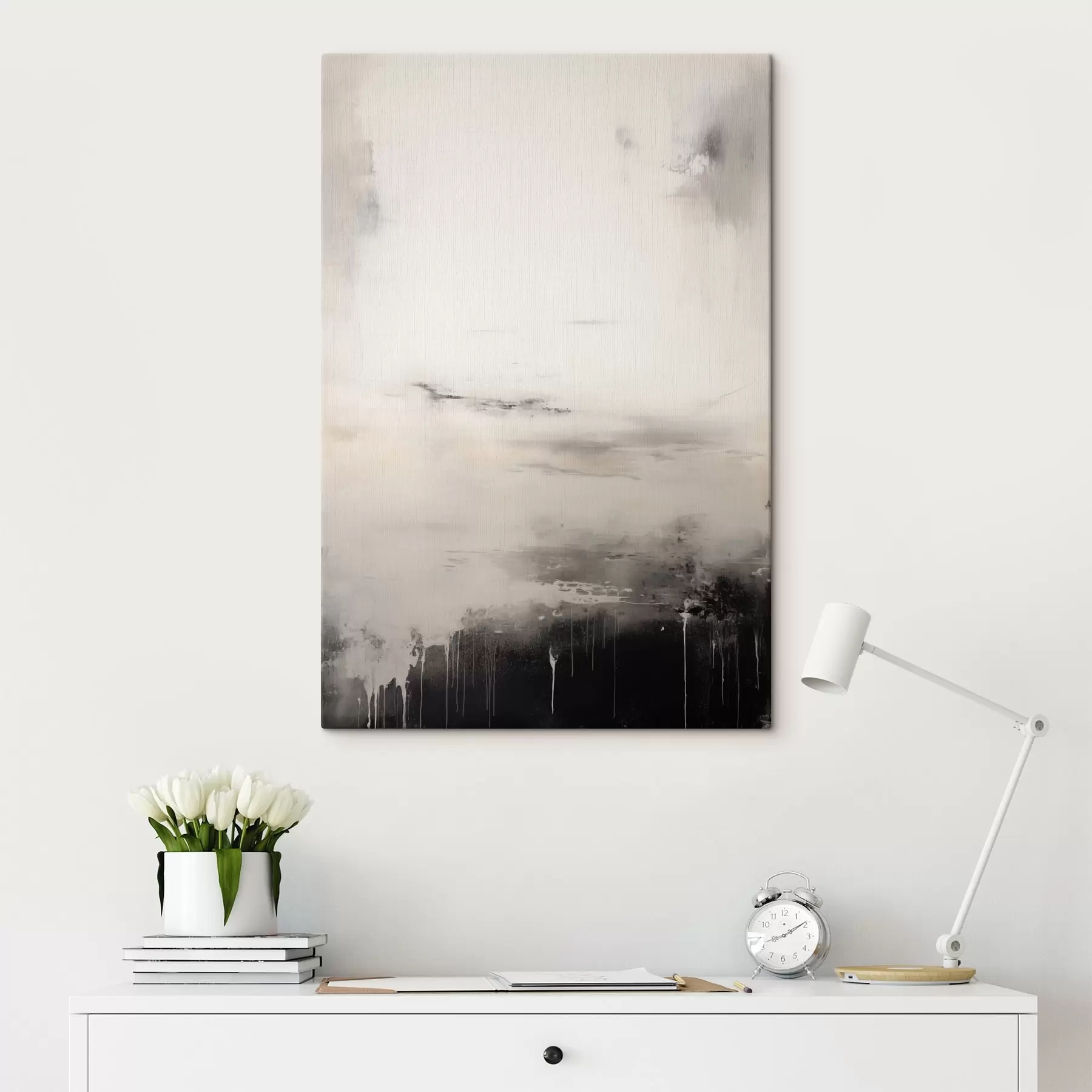 wall murals Bright surface with shaded edges s44742