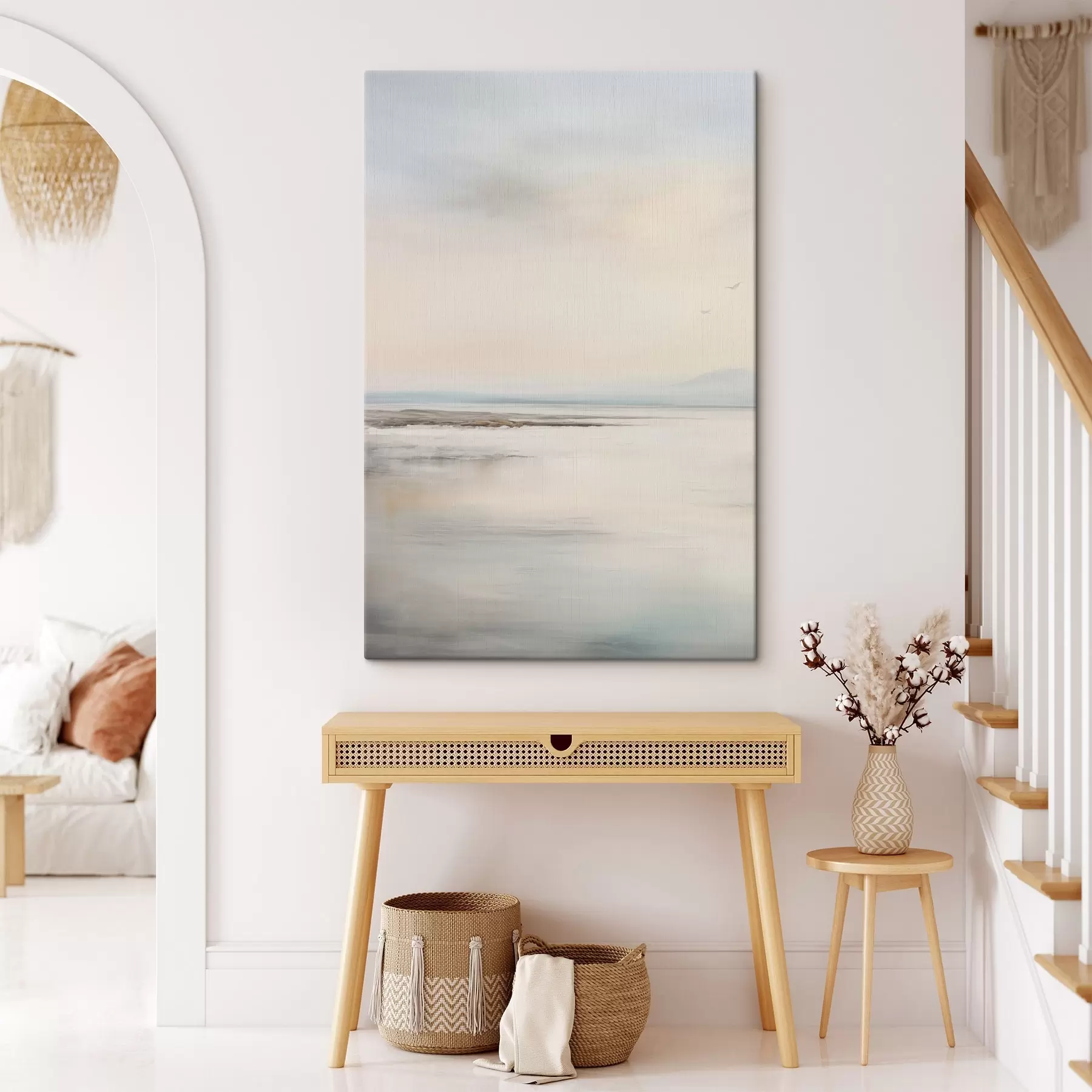 wall murals Pastel sea with a horizon s44746