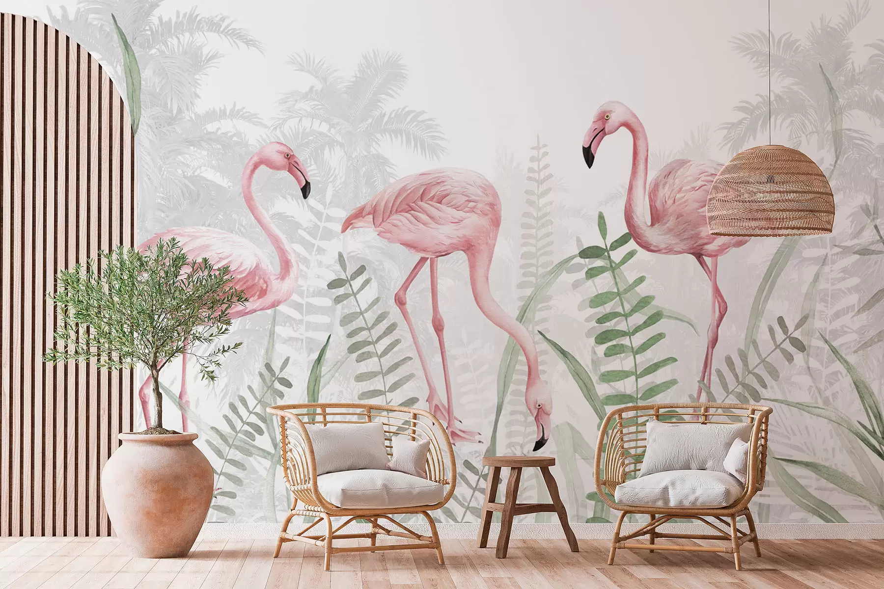murales Flamingo w04122v1