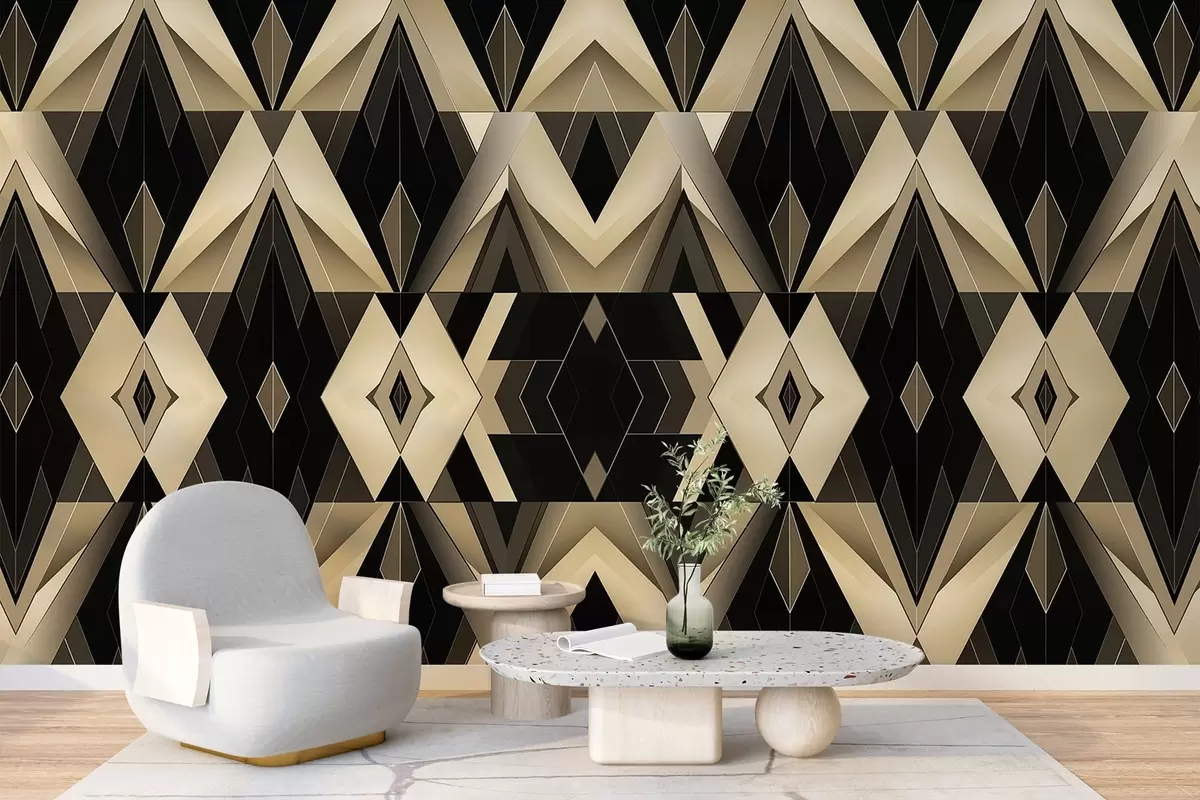Wall Mural Photo Wallpaper Abstract geometric shapes w04126