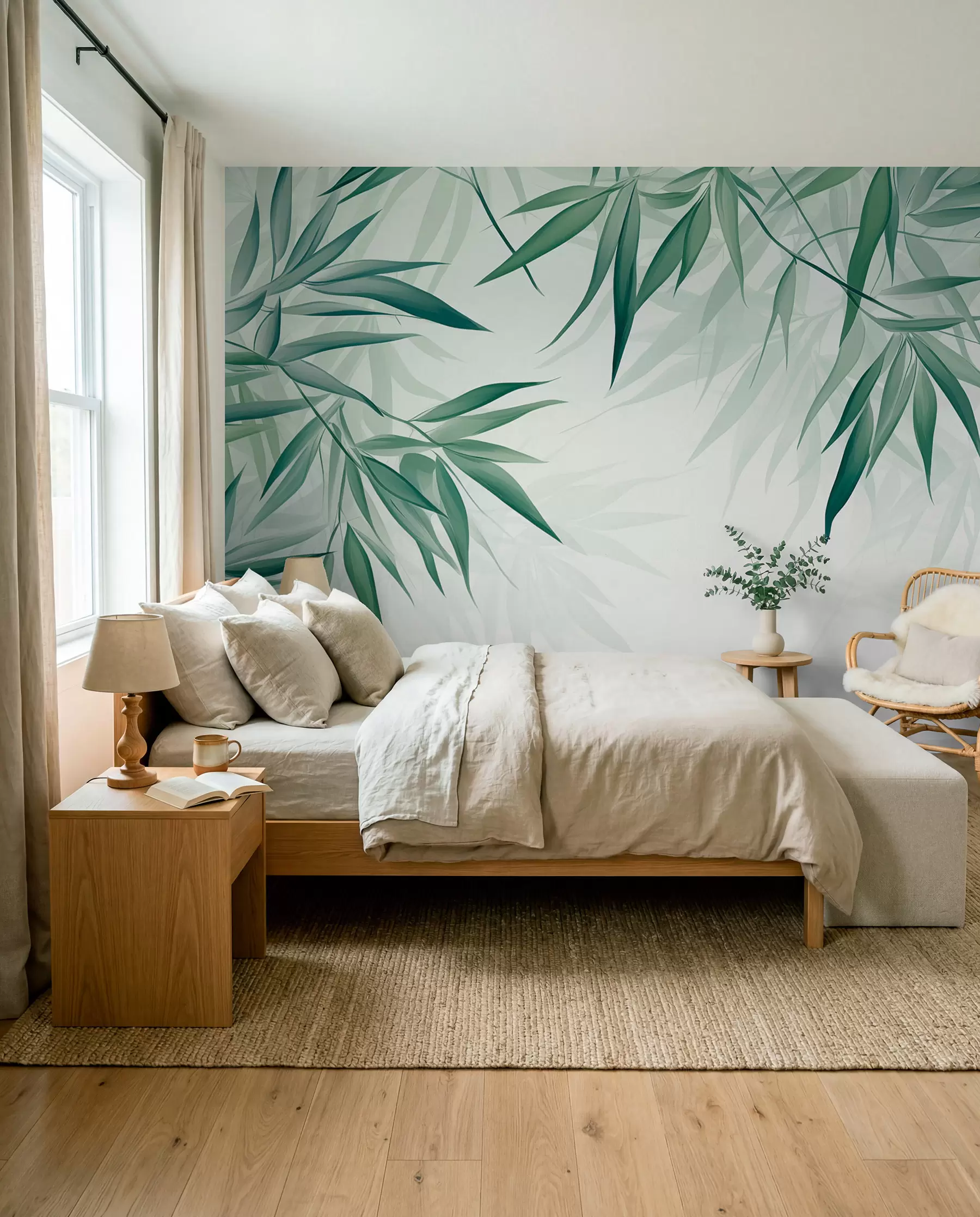 wall murals Bamboo Breeze w04147