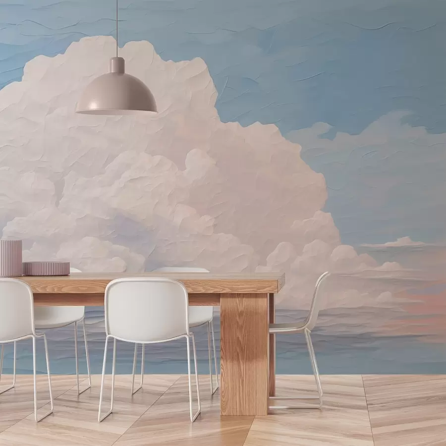 peintures murales Nuages w04172