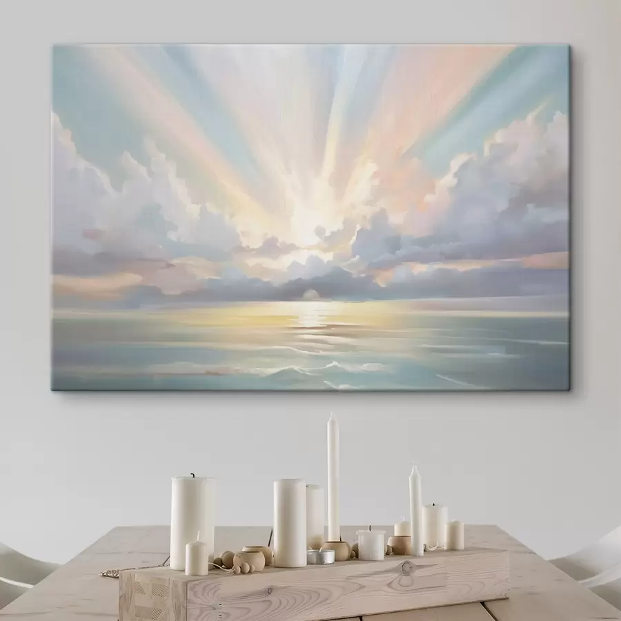 wall murals Dawn over the sea s44823