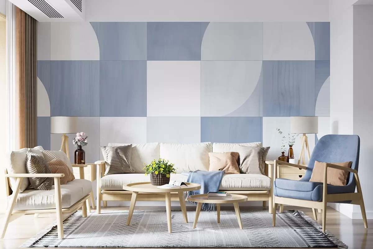 peintures murales Formes géométriques w04179v1