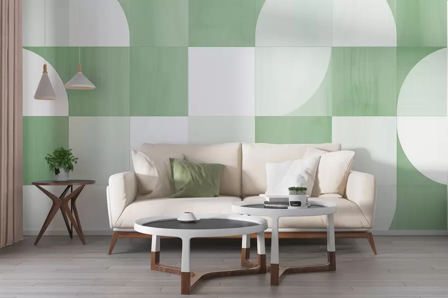 Wall Mural Photo Wallpaper Geometric shapes w04179v2