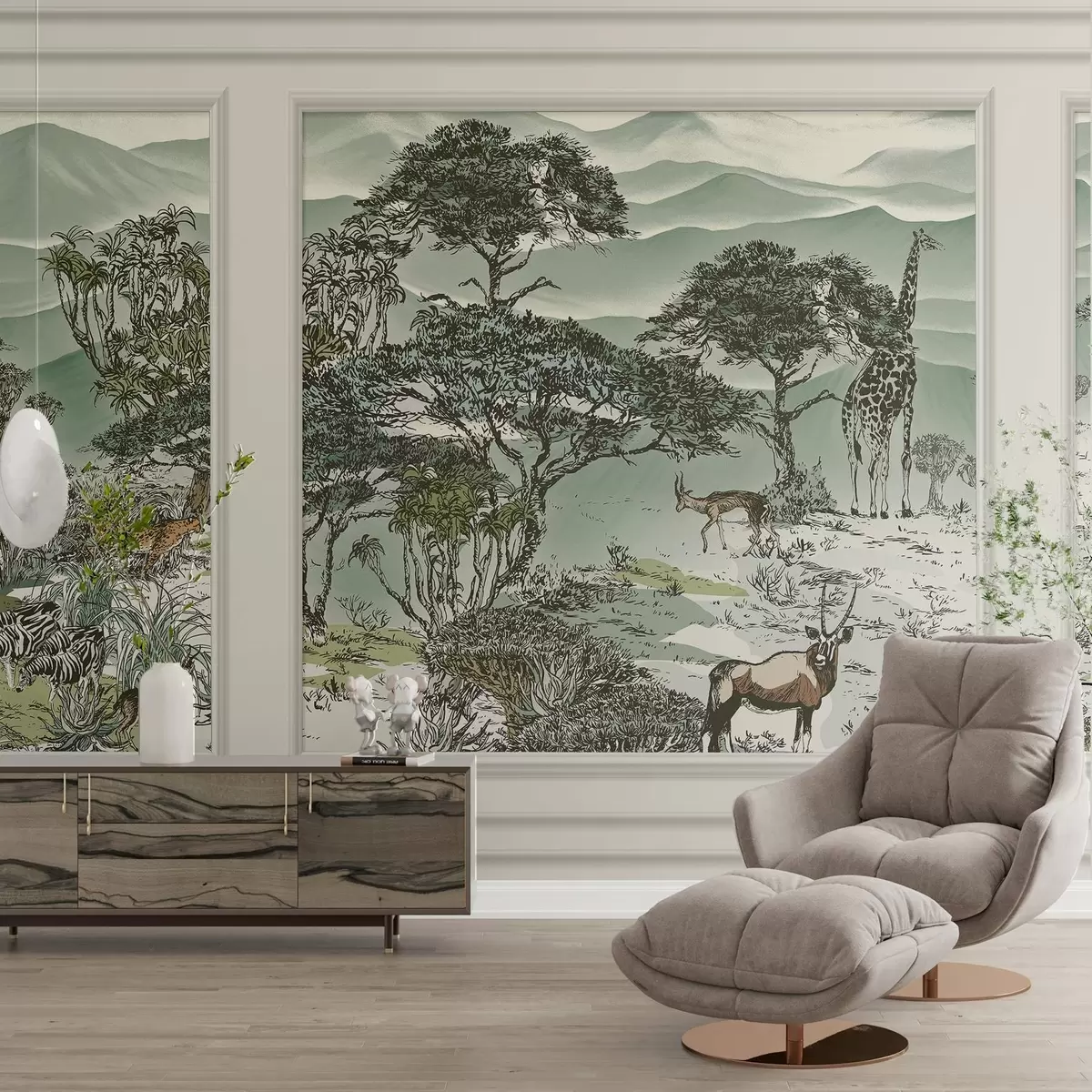 wall murals African Animals w09230
