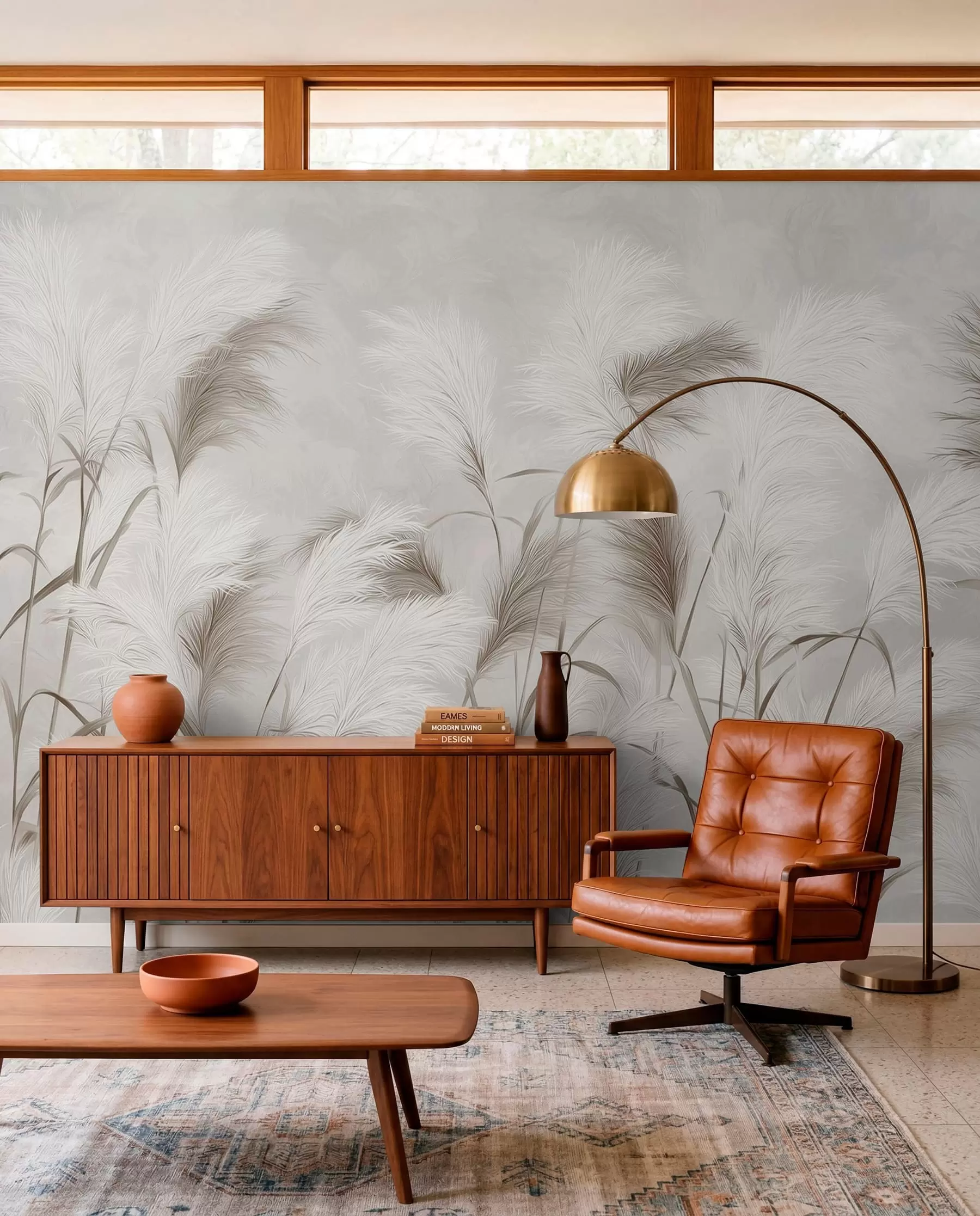 wall murals Pampas Silhouettes w09150