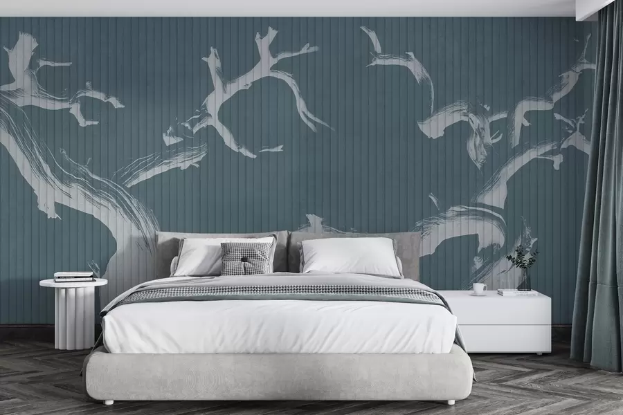 peintures murales Silhouettes d'arbres gracieux w04131v2