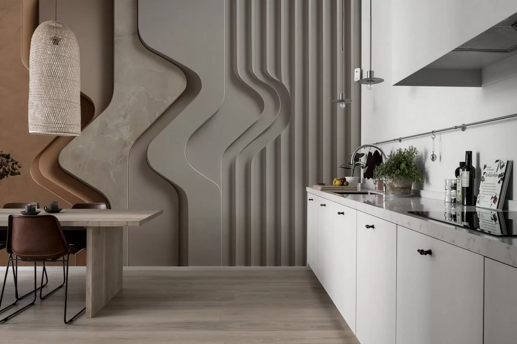 murales Ilusiones de textura w04188