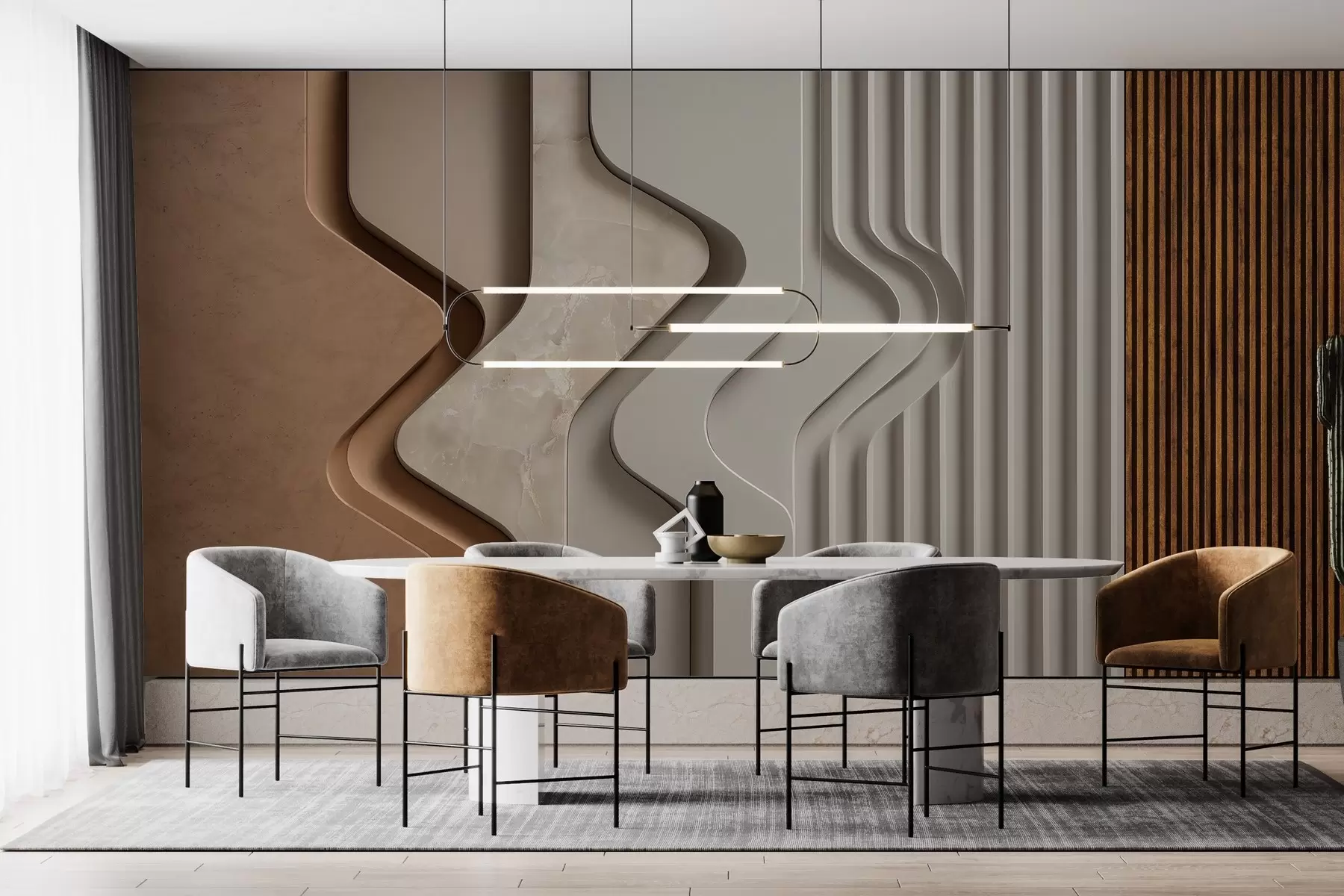 murales Ilusiones de textura w04188