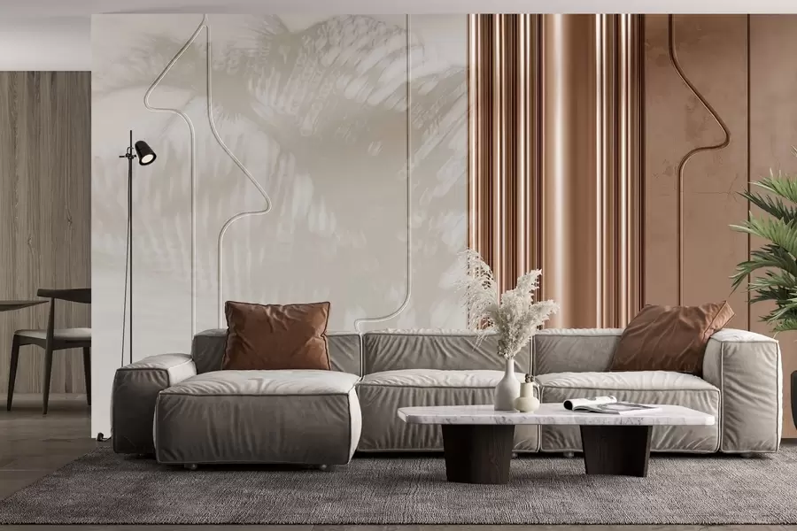 Wall Mural Photo Wallpaper Fusion of Textures w04190