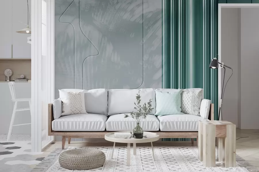 Wall Mural Photo Wallpaper Fusion of Textures w04190v1