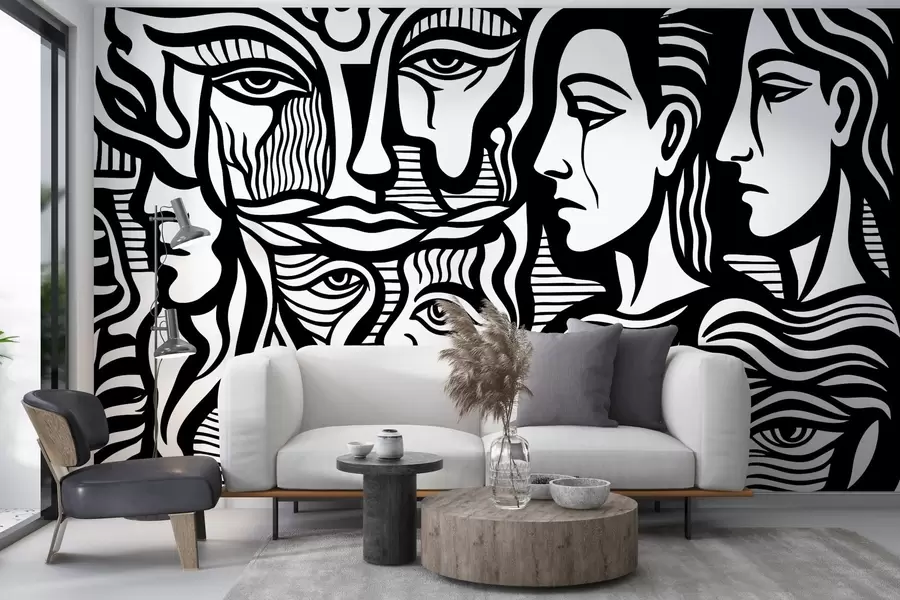 wall murals Abstract Anatomy w04191