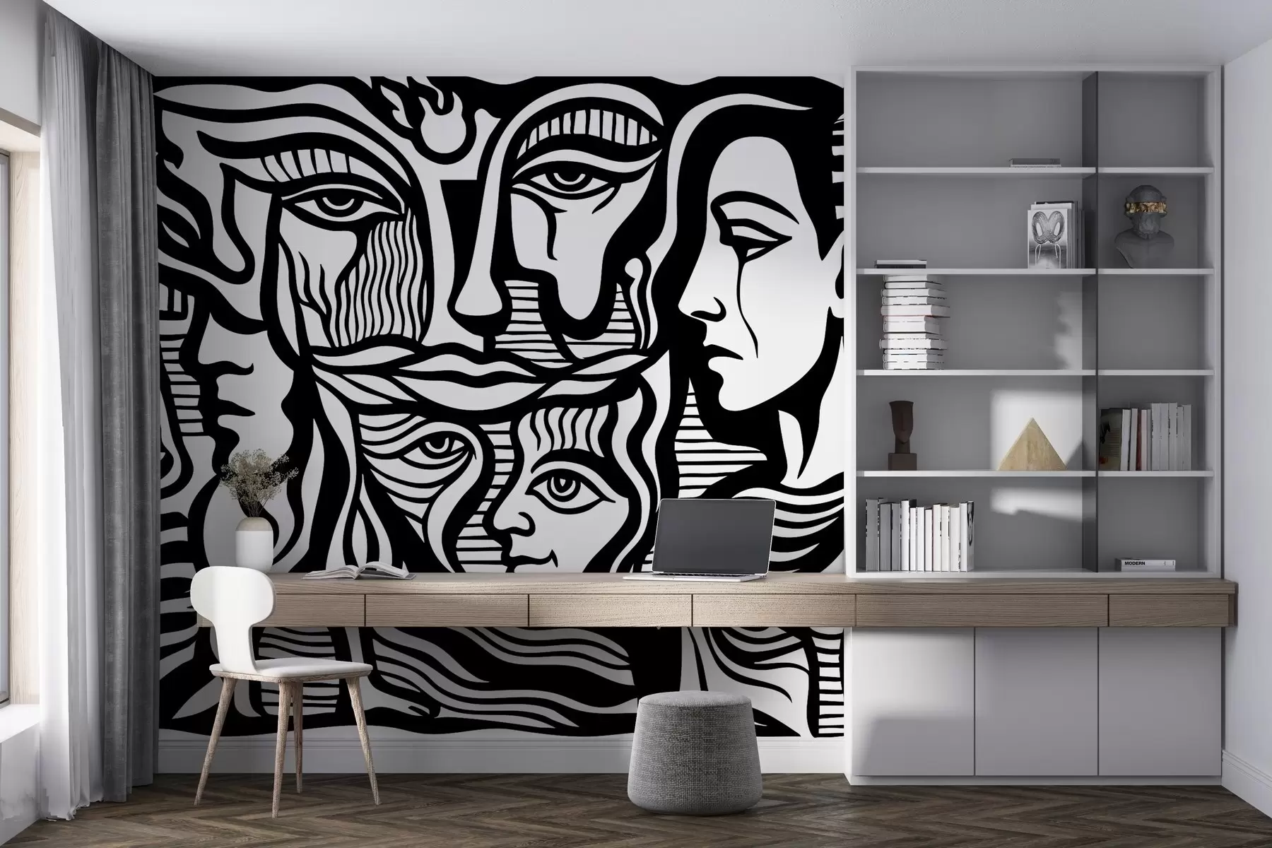 wall murals Abstract Anatomy w04191