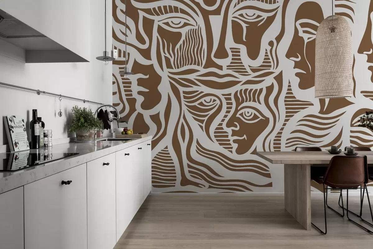 wall murals Abstract Anatomy w04191v1