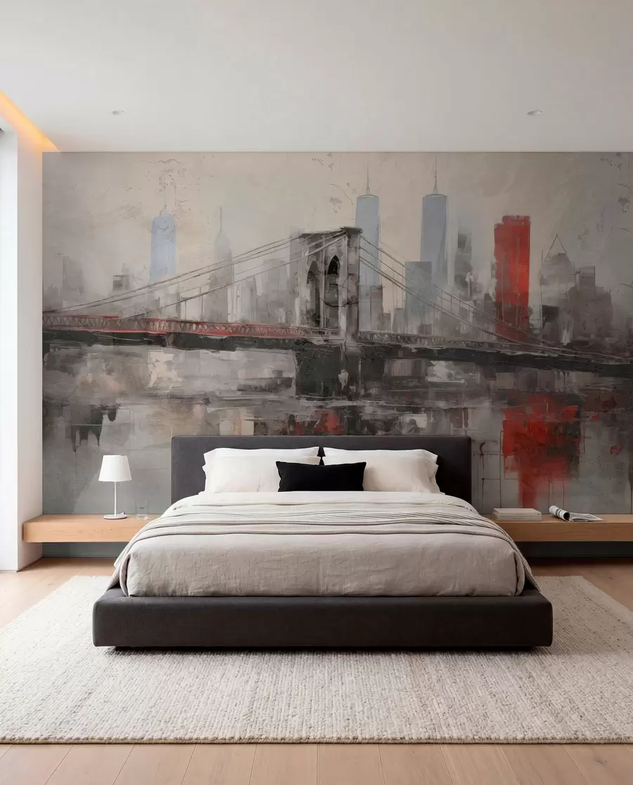 peintures murales Loftscape urbain w04192