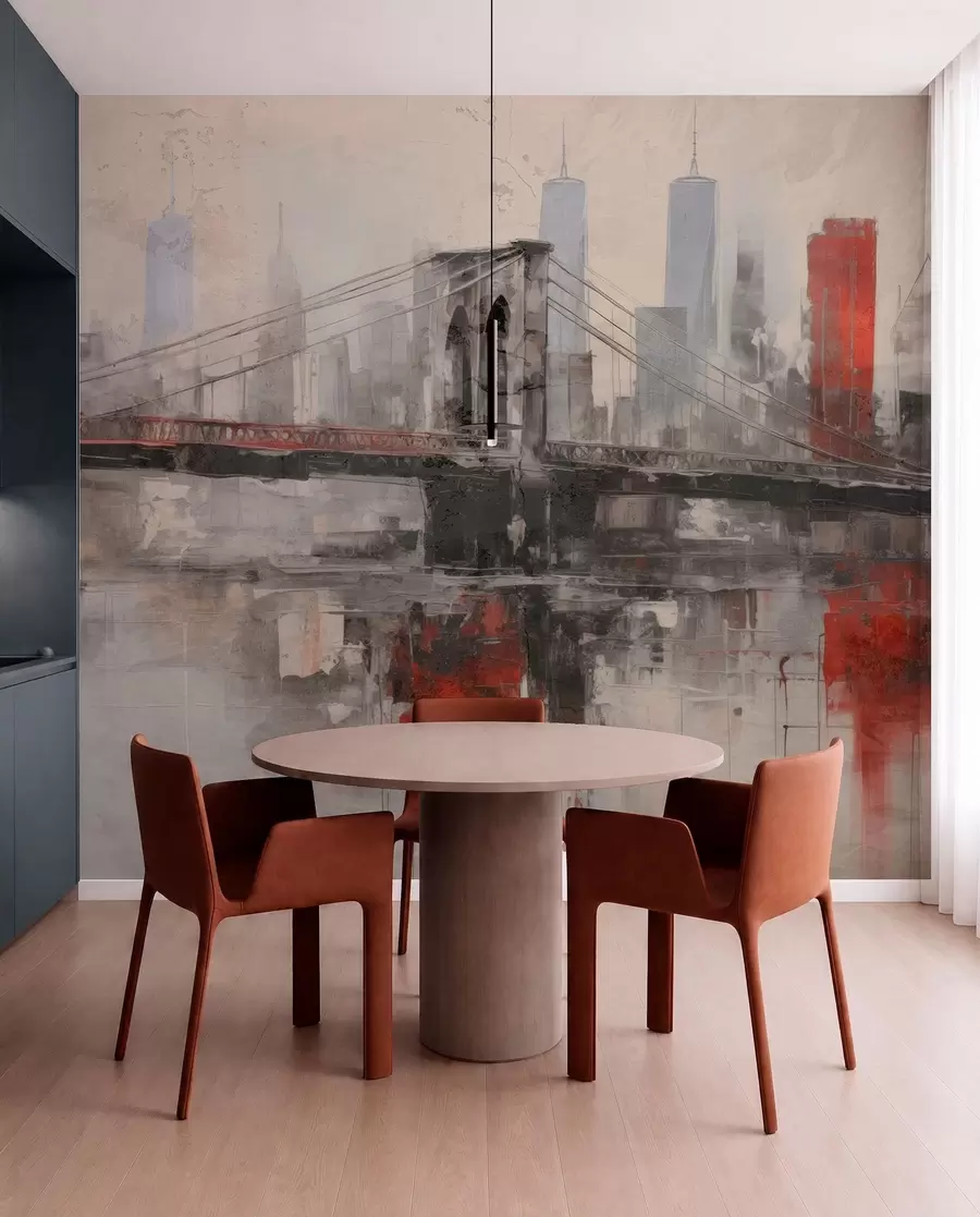 peintures murales Loftscape urbain w04192