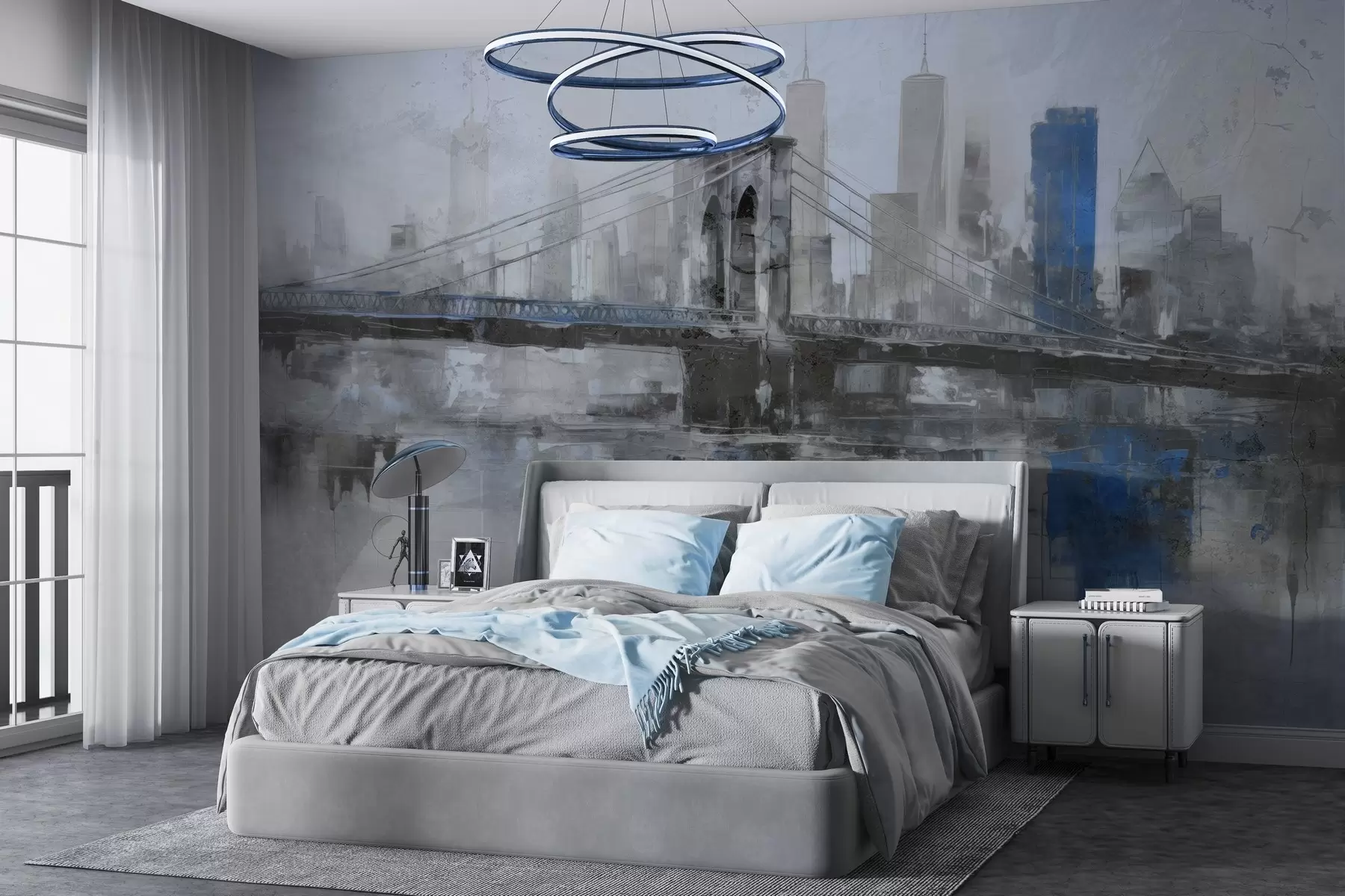 wall murals Urban Loftscape w04192v1