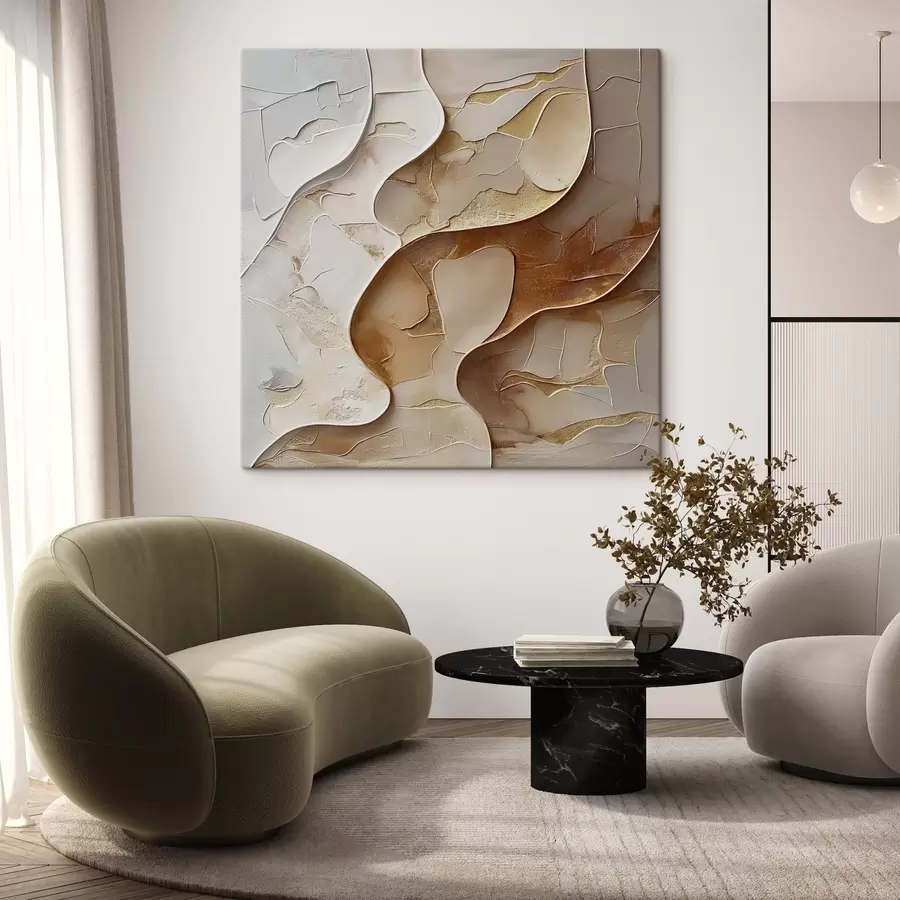 wall murals Stone waves s44957