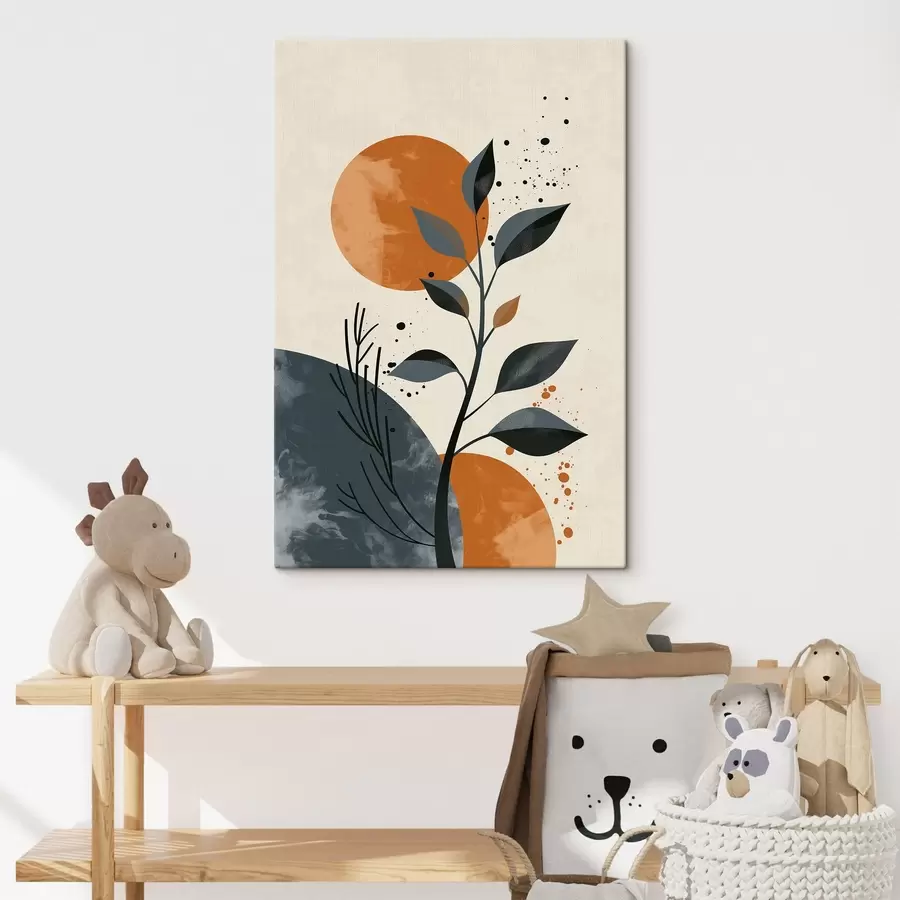 murales Sol y hojas s44959