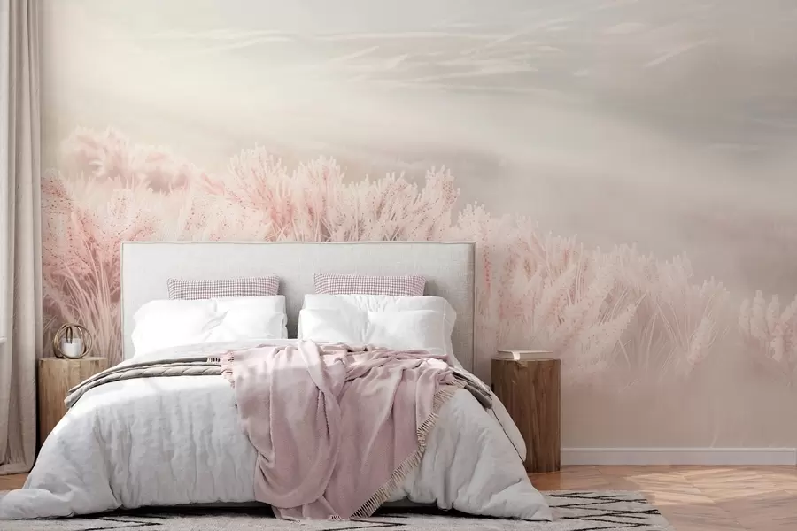 murais de parede  um campo com relva fofa w04211