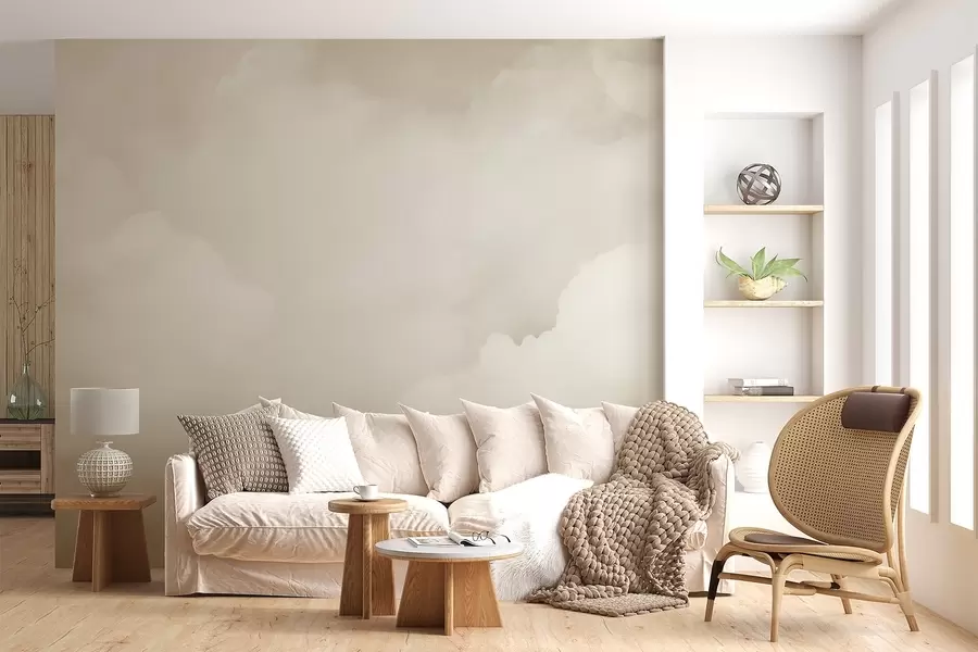 peintures murales Nuages doux w04224