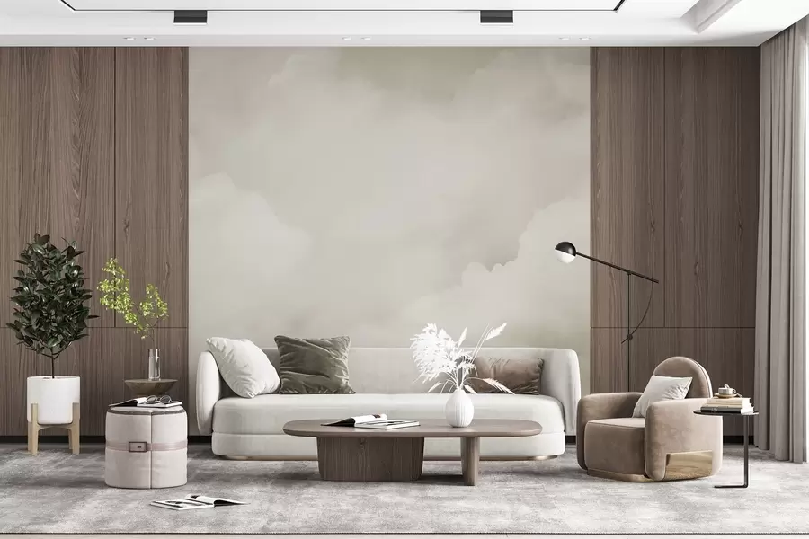 Wall Mural Photo Wallpaper Soft clouds w04224
