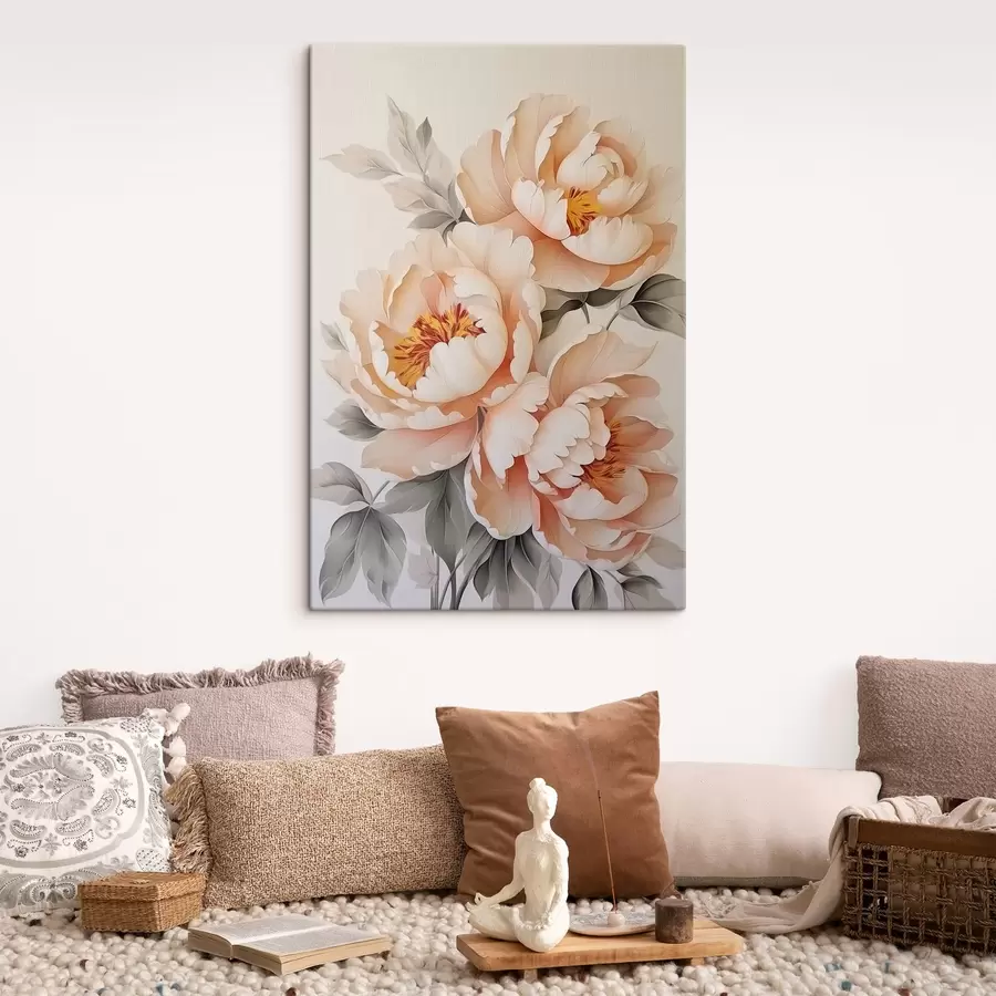 wall murals Peonies s44997