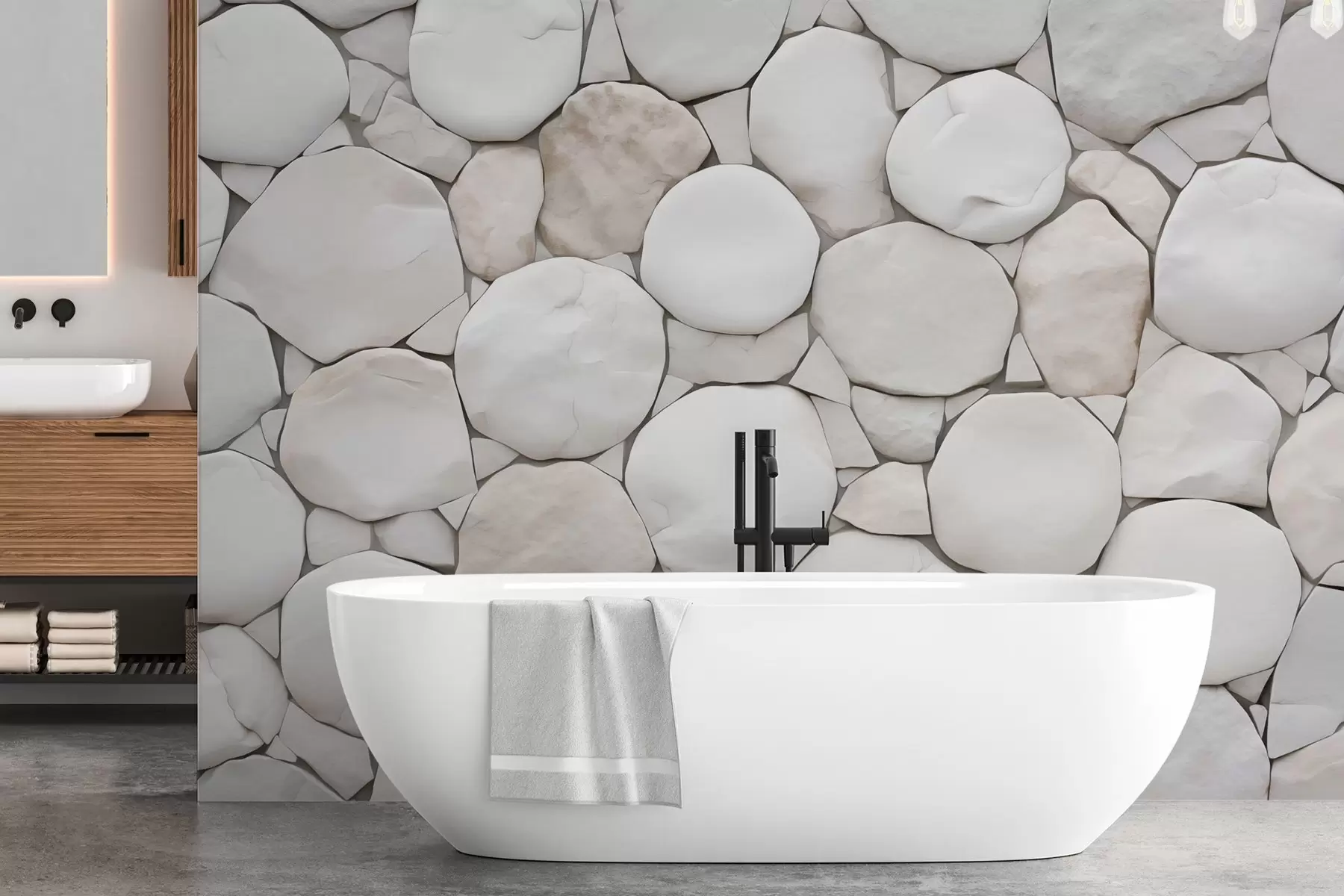 peintures murales Pierres w04232