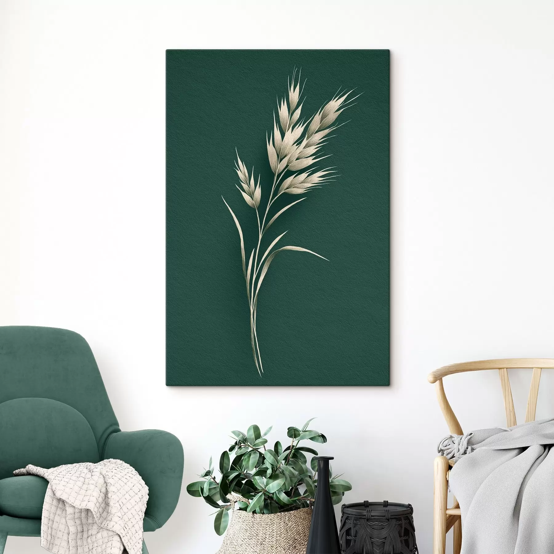 wall murals delicate branch, floral, greenery, calm, soft contrast, wallpaper, wild s45094