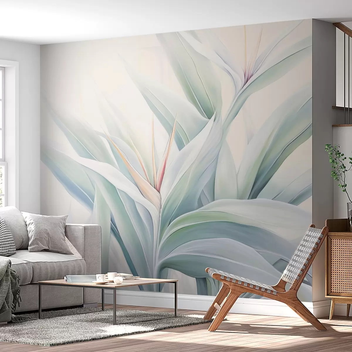 Wall Mural Photo Wallpaper Strelitzia foliage w04264