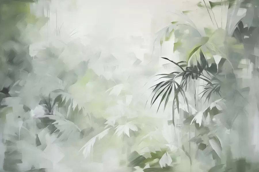 peintures murales Peinture d'imitation de la jungle w04265