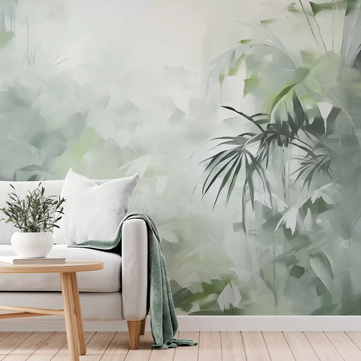 Wall Mural Photo Wallpaper Jungle imitation painting w04265