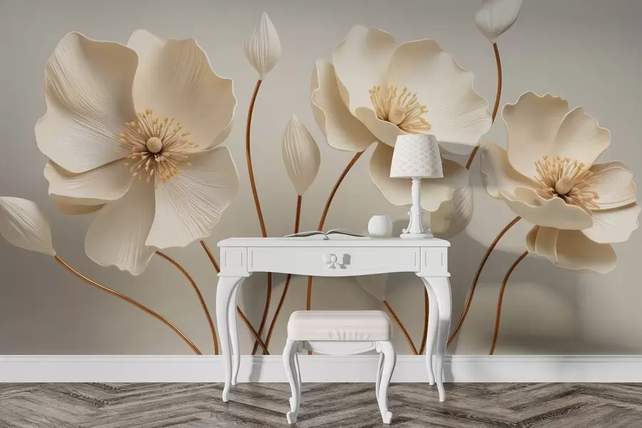 Wall Mural Photo Wallpaper Graceful flowers w04248