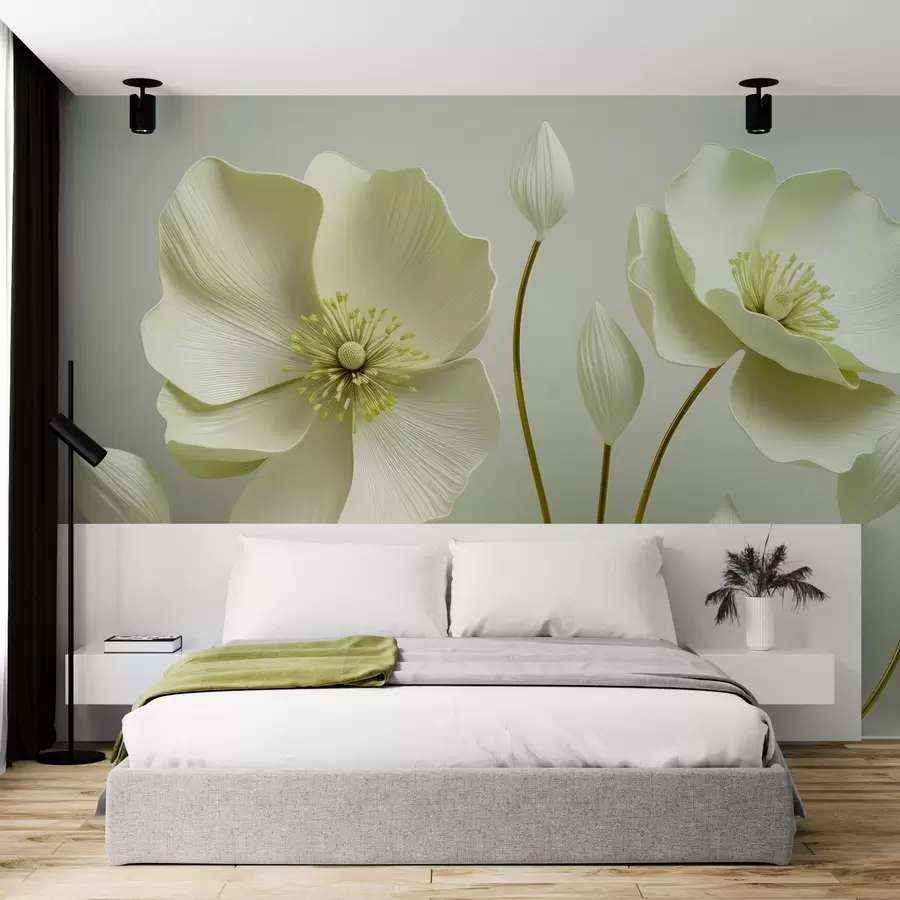 Wall Mural Photo Wallpaper Graceful flowers w04248v2