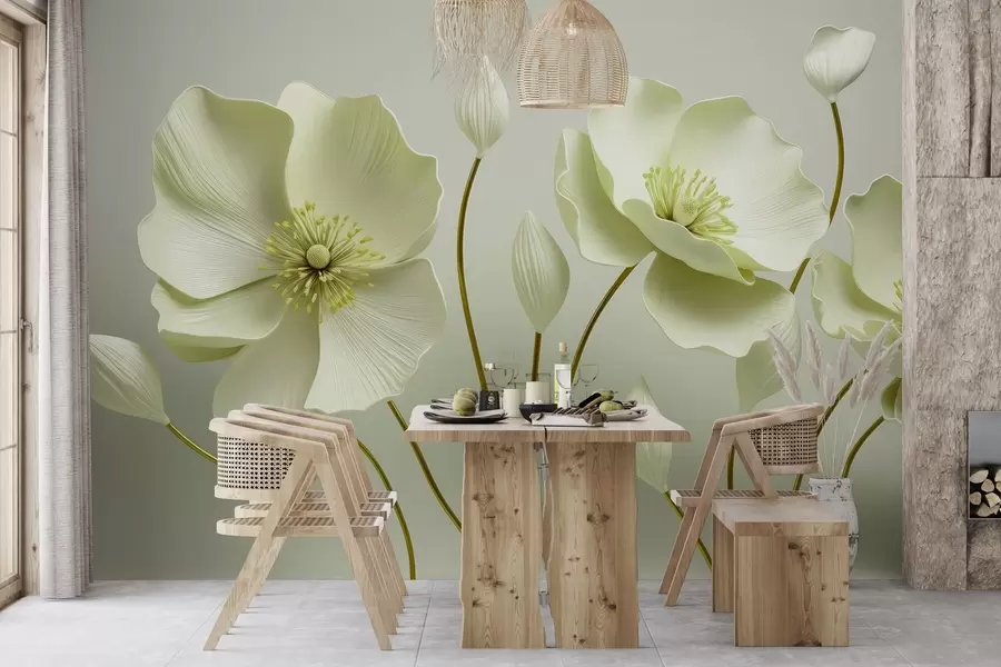 peintures murales Fleurs gracieuses w04248v2